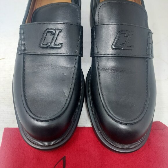 Christian Louboutin Black Mens Urbino Moccasin Penny Loafer main image 9